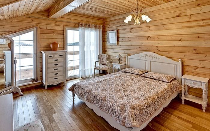 Дизайн комнат в деревянном доме фото