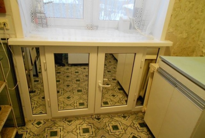 Шкаф Под Окном На Кухне