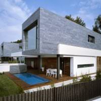 яркий дизайн дома в архитектурном стиле фото