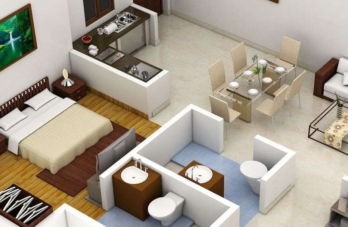 3D dizajn interijera. Virtualni obilazak stana i kuće