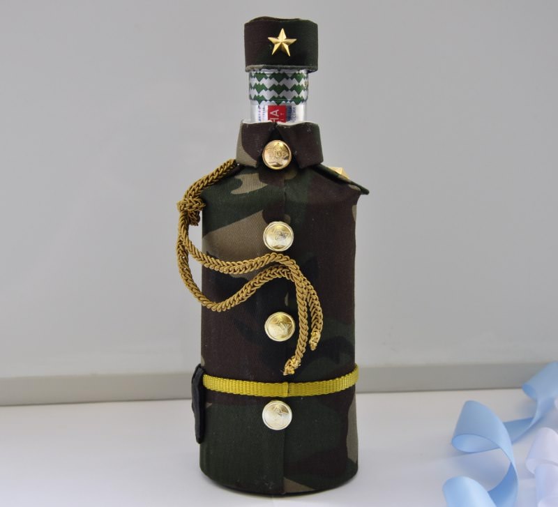 Идея Оформления шампанского в подарок. Декор бутылки своими руками — Video | VK